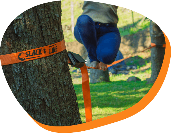 Cintas de Slackline Robustec - Linha Esporte e Lazer